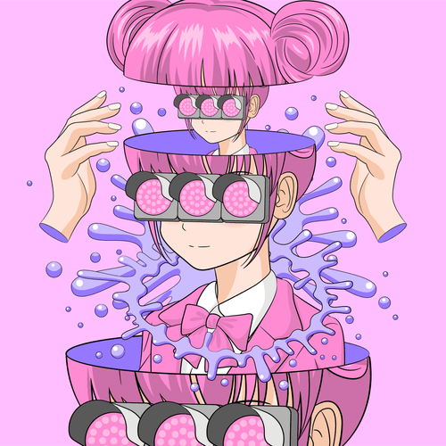 Collage girl #29