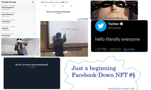 Facebook-down NFT #3