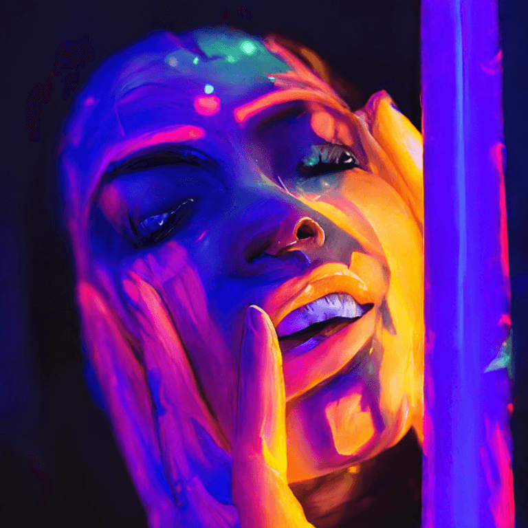 Neon girl