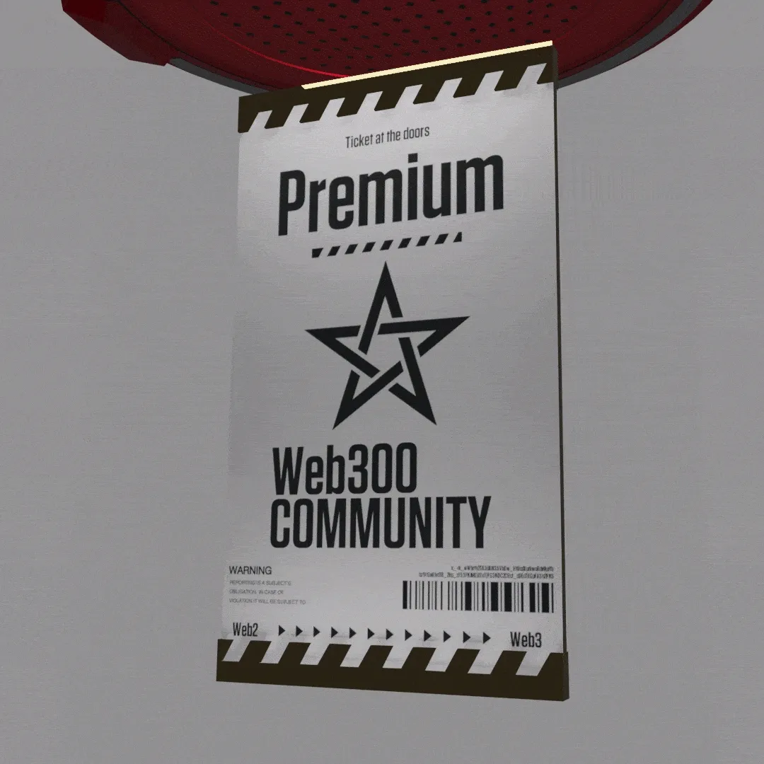 Web300 Premium Ticket #043