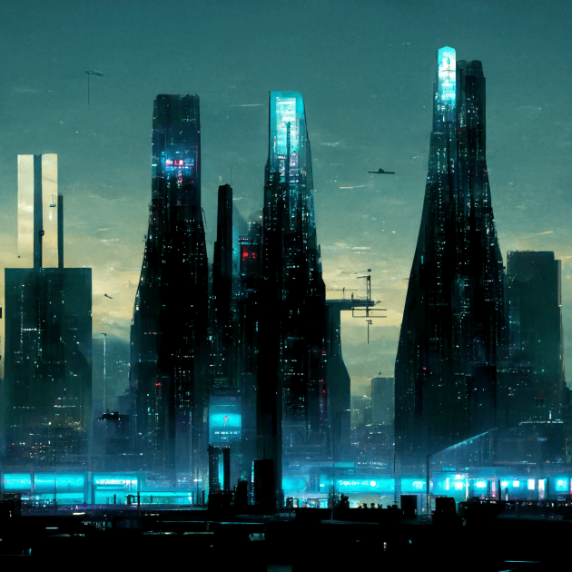 AI Cyber Punk City