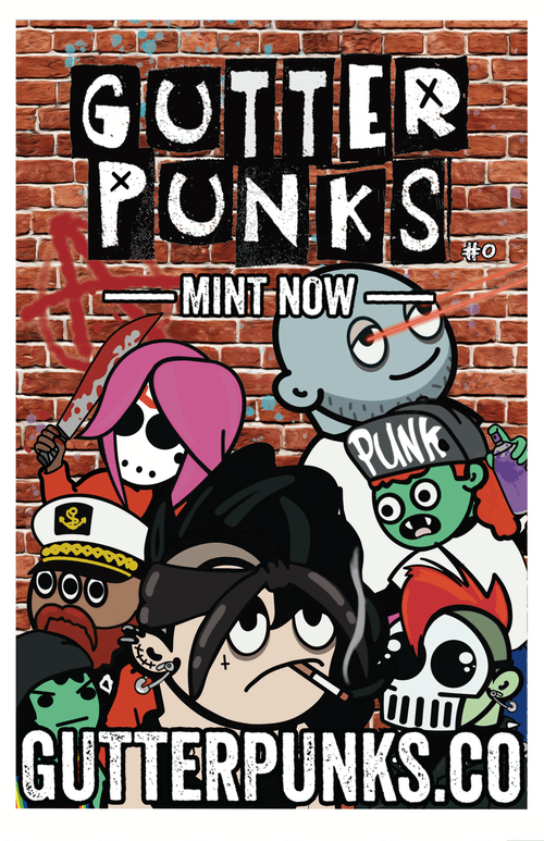 Gutter Punks Comic - Flyer