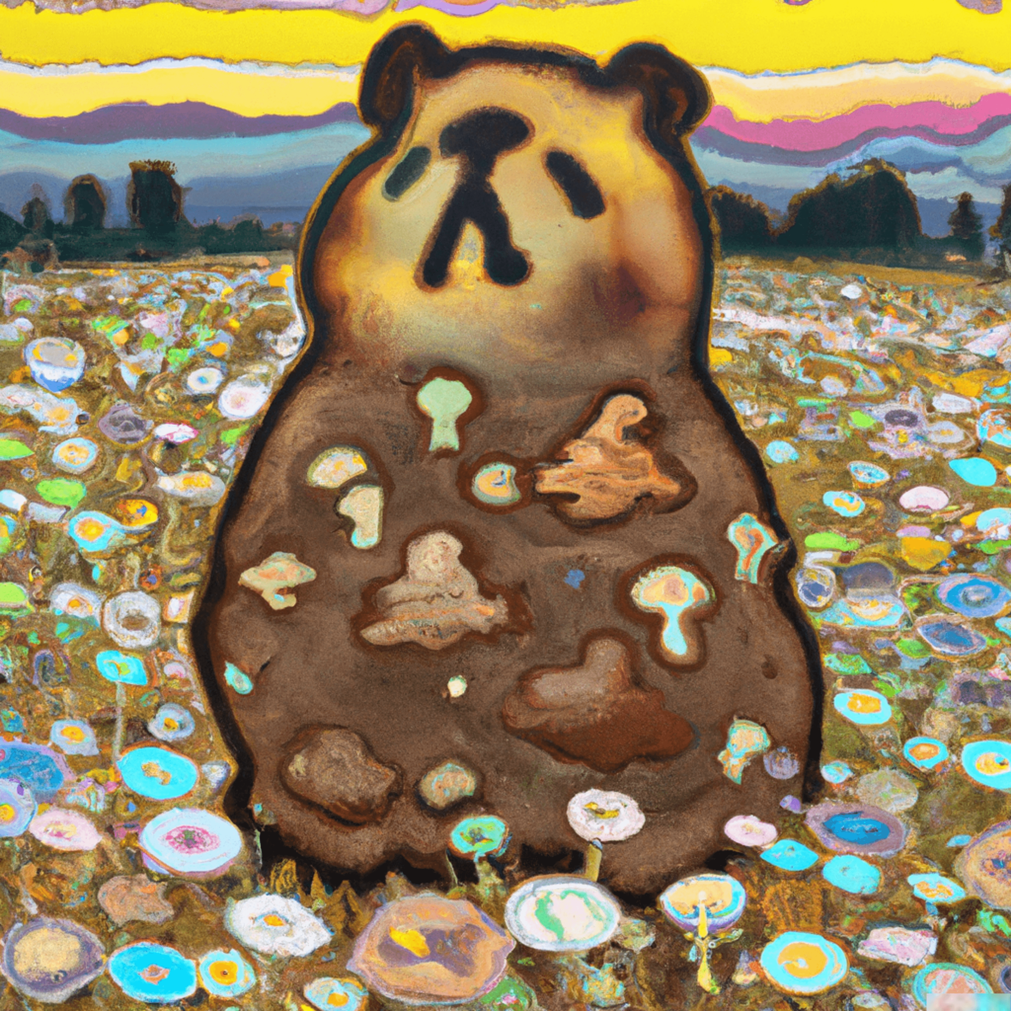 Metaverse AI Critters:  Silly Pooh Bear #1/1