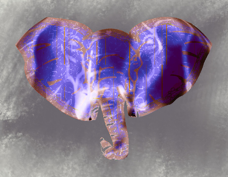 Painted Elephant #16