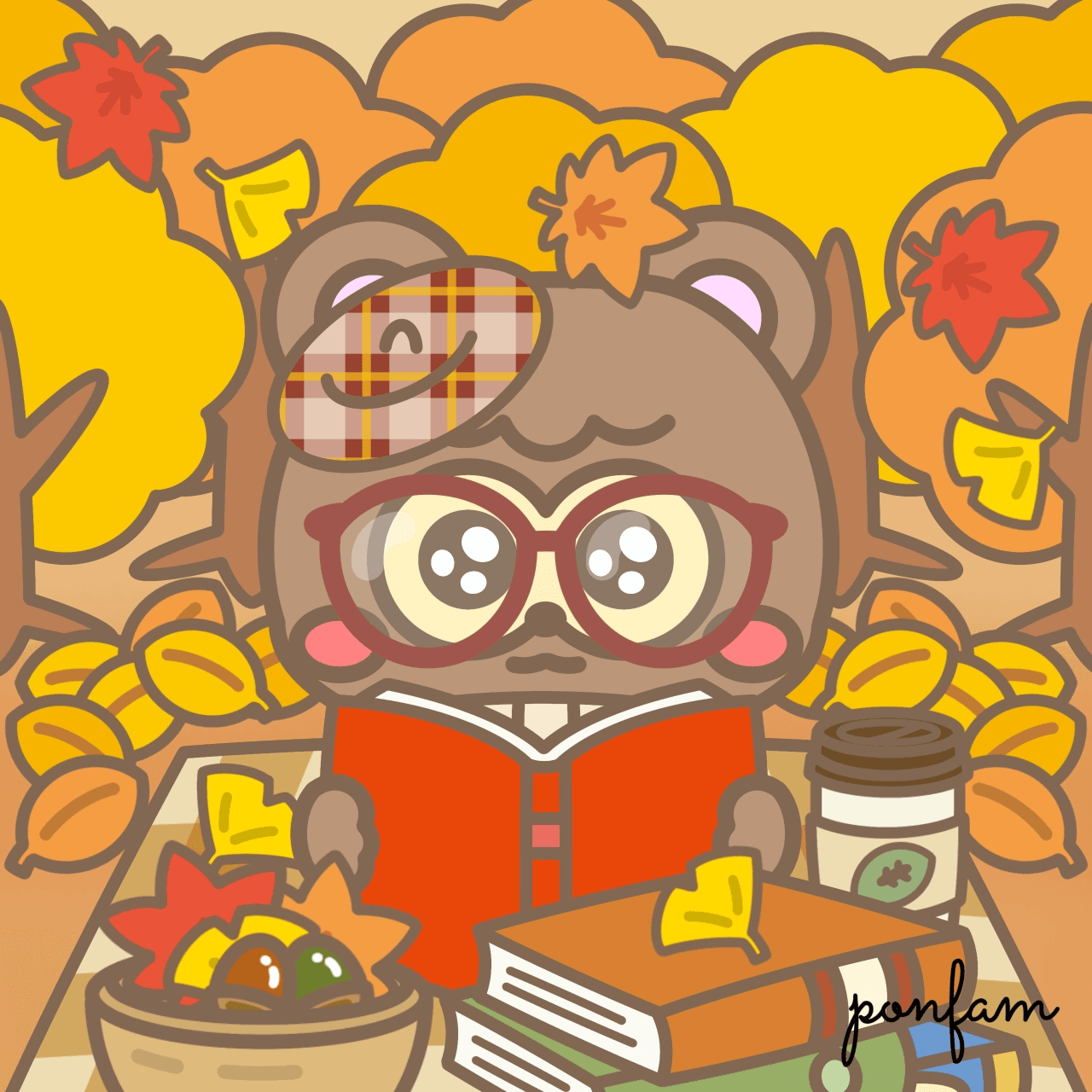 ぽんコレNo.10 ~ Autumn is the best season for Reading. ~ 読書の秋～