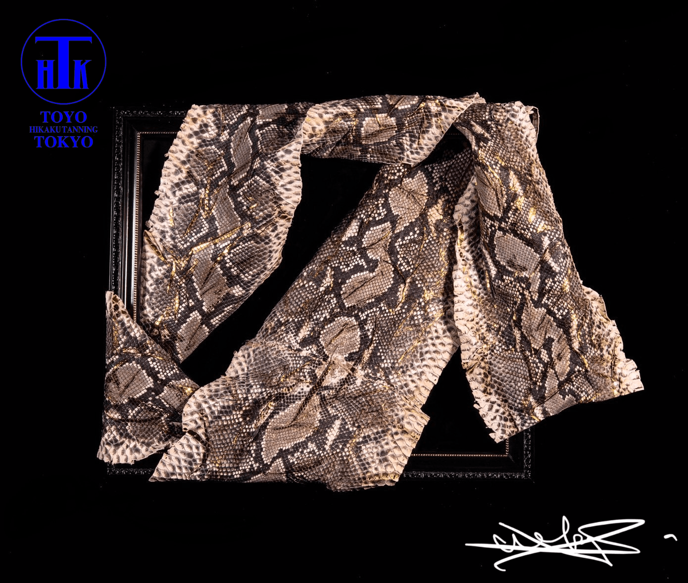 Leather Python tiedyed #1 - Leather TOYO Python Collection | OpenSea