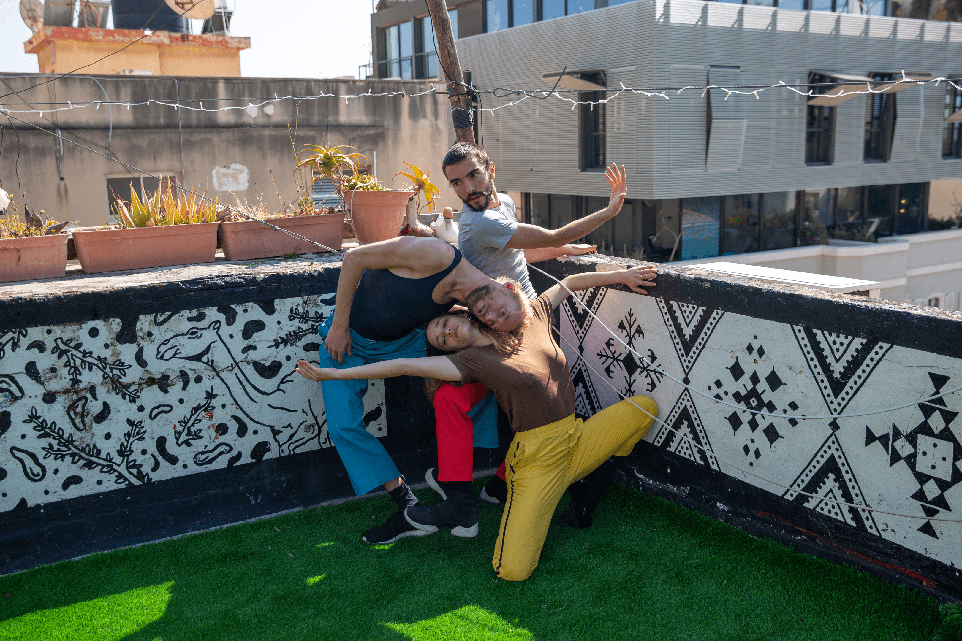 Dancers on Rooftops #112 - Billy, Gianni and Danai (Israel, 2022)