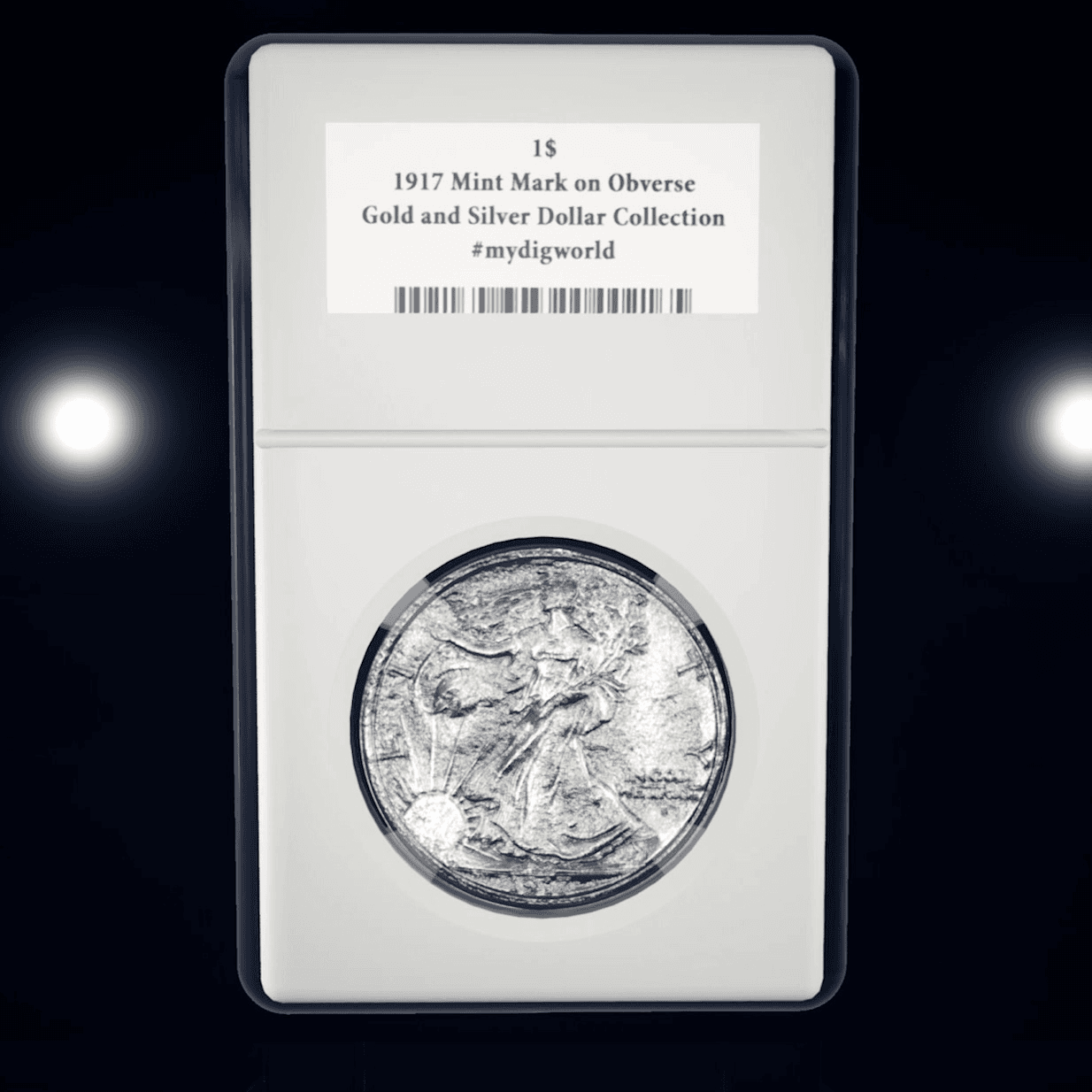 #7 Mint Mark on Obverse 1917 