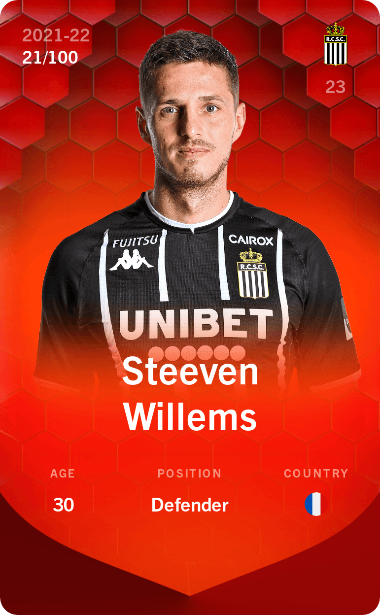 Steeven Willems 2021-22 • Rare 21/100
