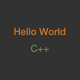 C++ Hello World