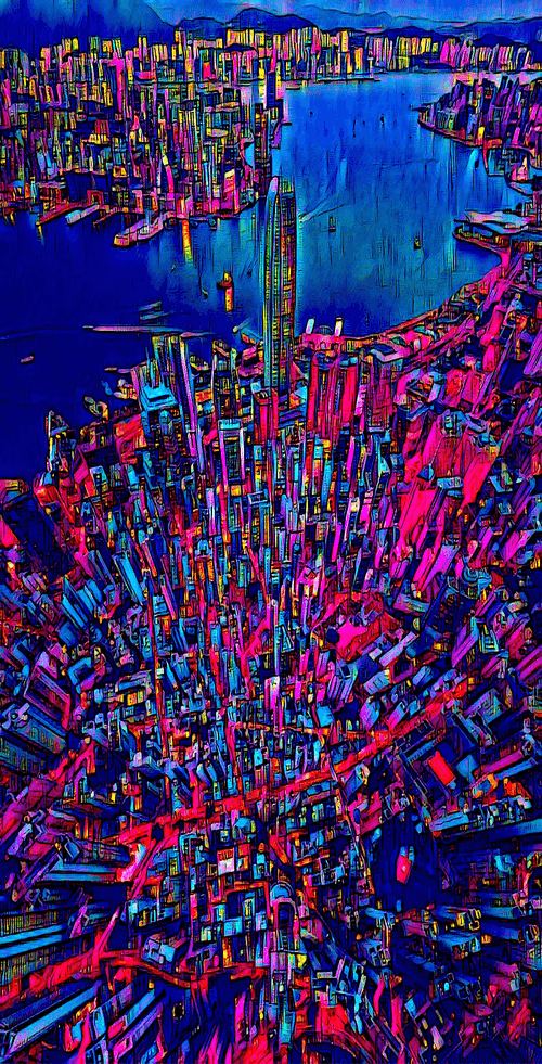 colorful city