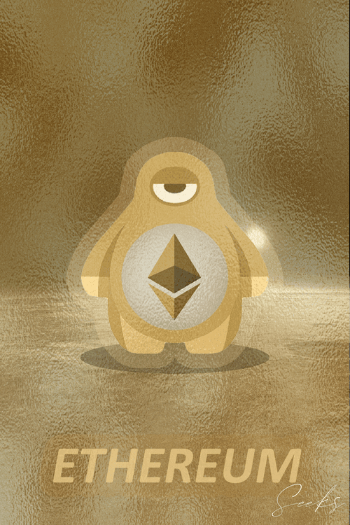 Crypto Alien - Ethereum - Rare Gold Foil - 1 of 10