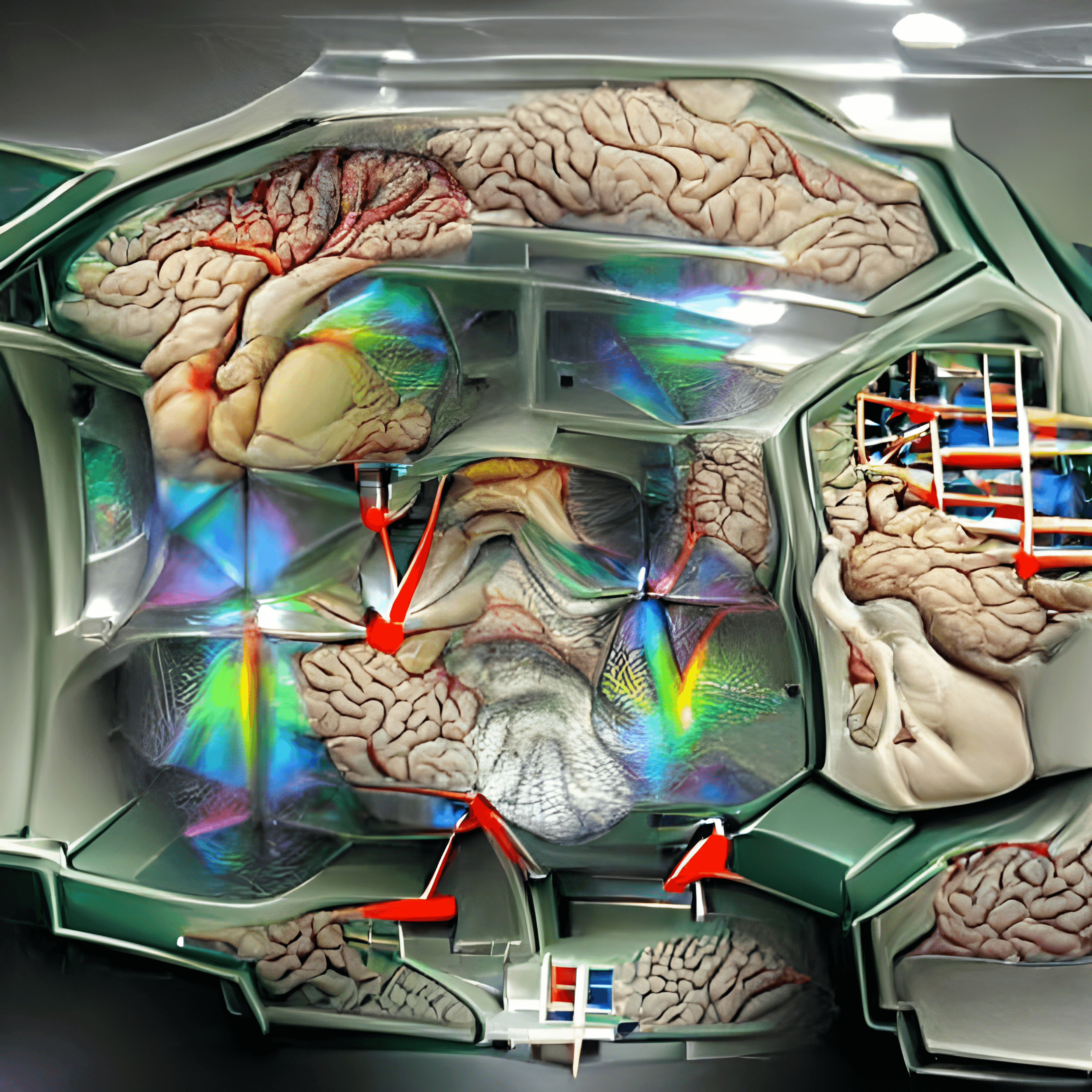 The Holographic Four Dimensional Human Brain