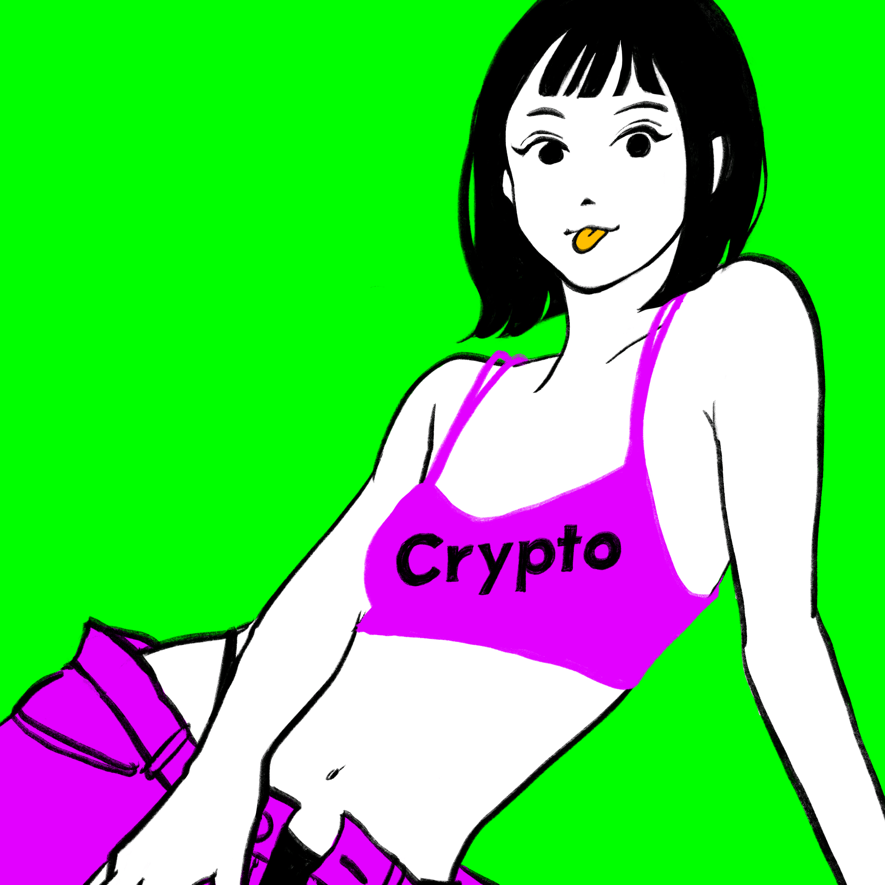 Crypto Girl #0012 Crypto