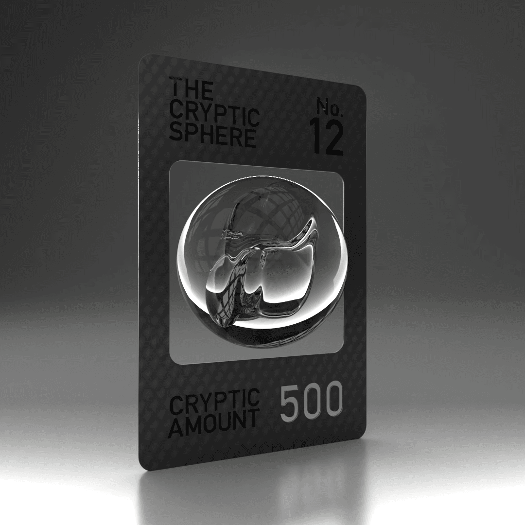 The Cryptic Sphere, Animated Trading Card No. 12