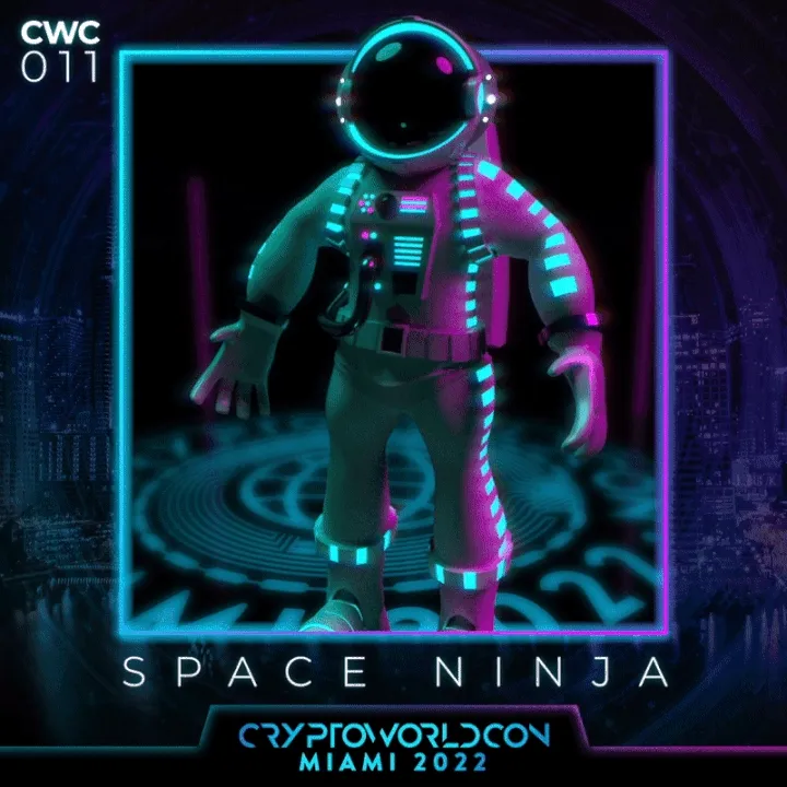 CryptoWorldCon Hexmentor SPACE NINJA #11