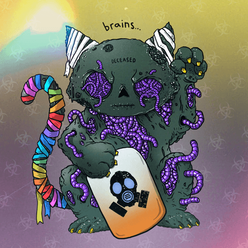 Zombie Lucky Cat 0993