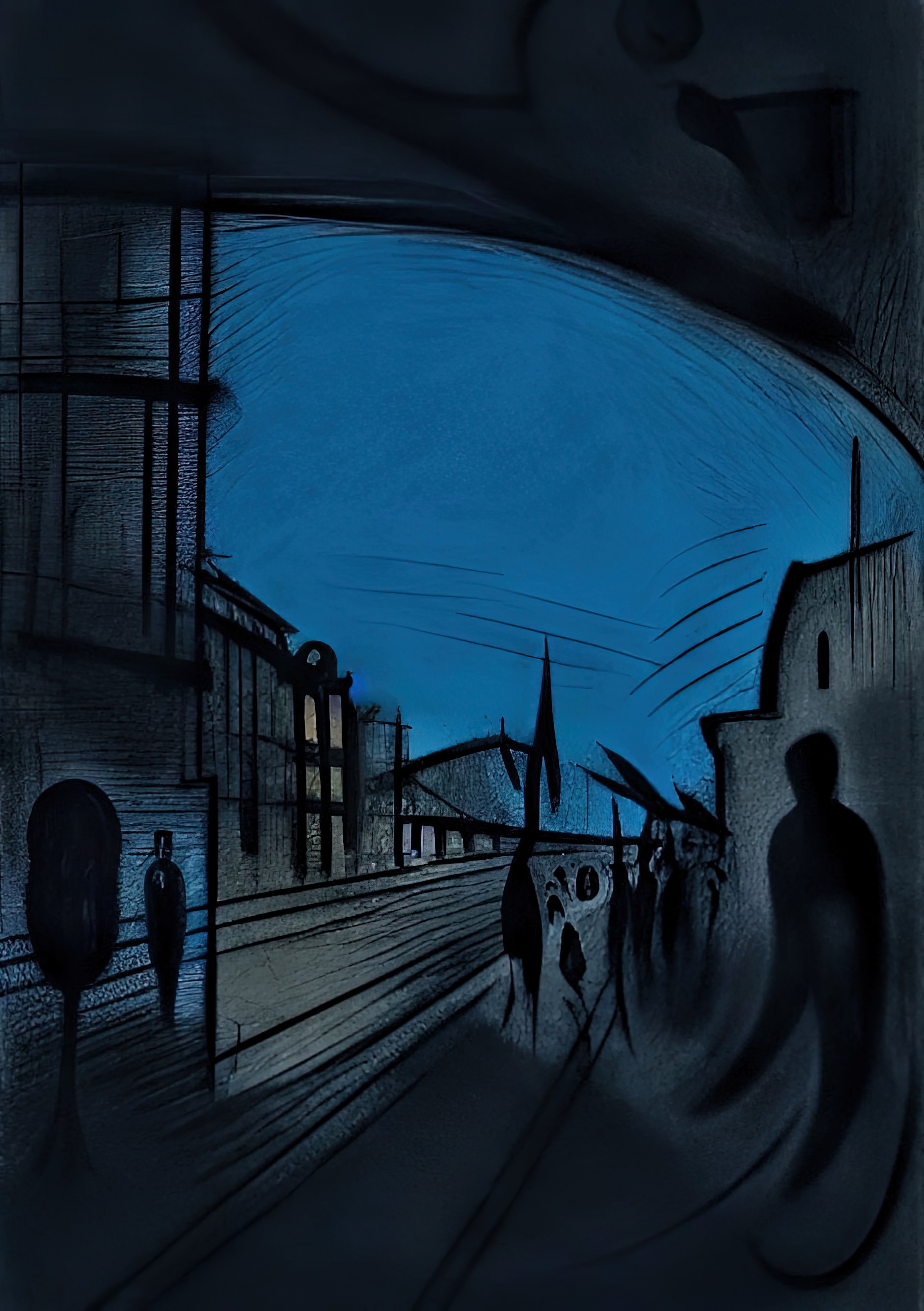 Blue night in Paris #20 |Paolo Galleri|