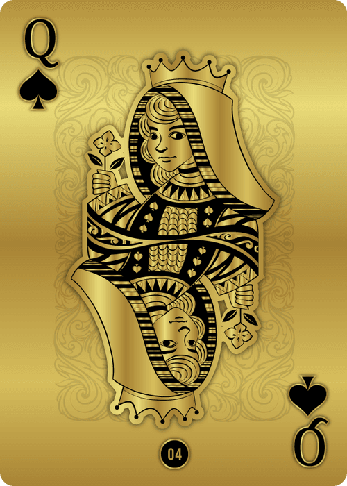 Gold Spade Queen 4