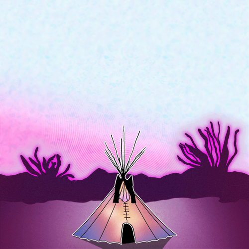 Old Peyote Tipi