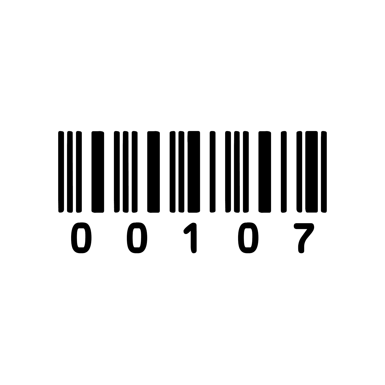 10000 Numbers Barcode #107