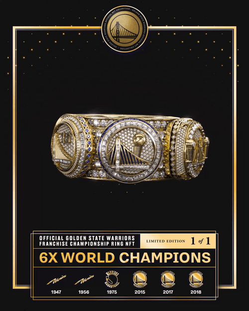 Golden State Warriors 2022 NBA Championship Ring — UNISWAG