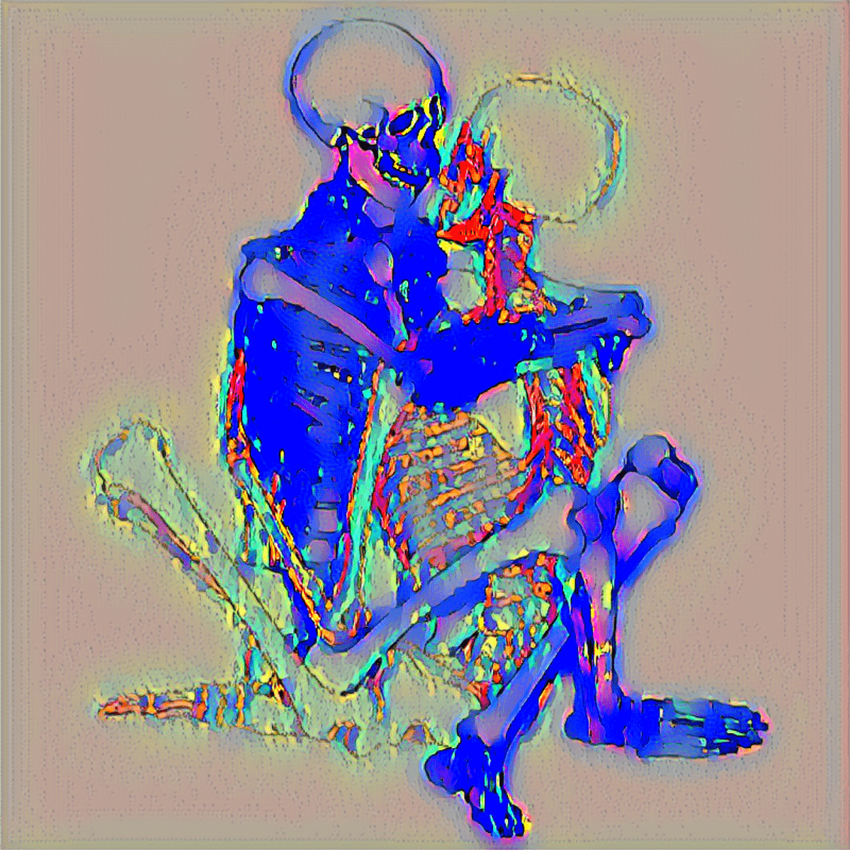 Skeleton friendship, color palette 1