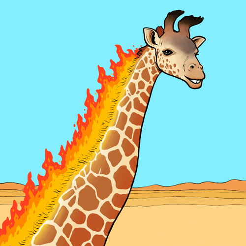 Flaming Giraffe (30/30)