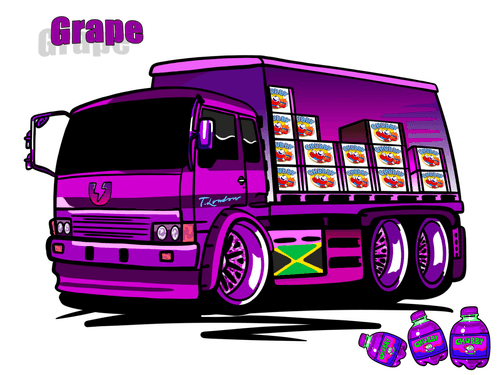 Truckie Numba 004 X Chubby - Grape