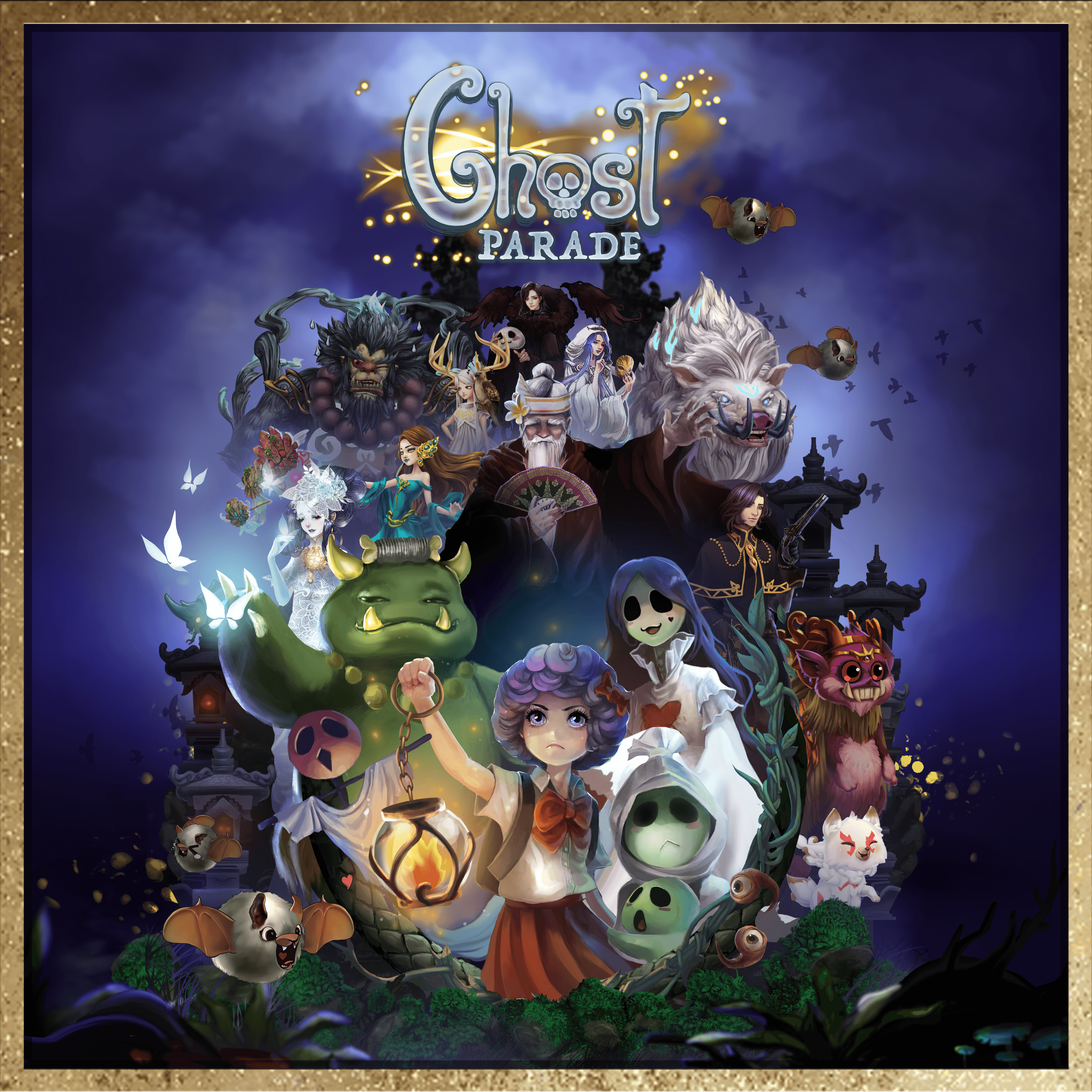 Ghost Parade Official Art Cover Gold Frame Edition