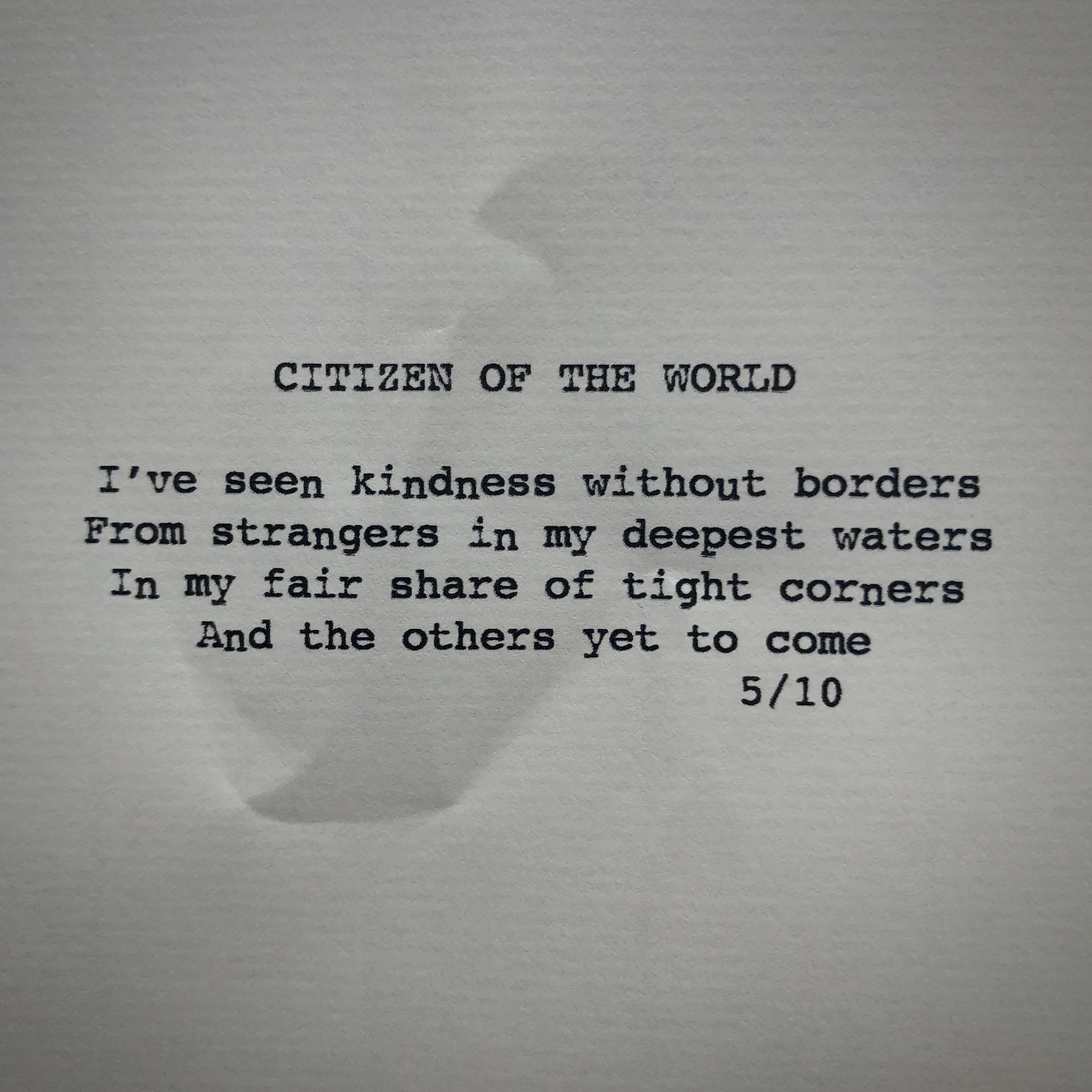 Citizen Of The World #5