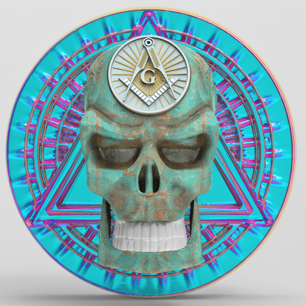 Skull series free masons 7