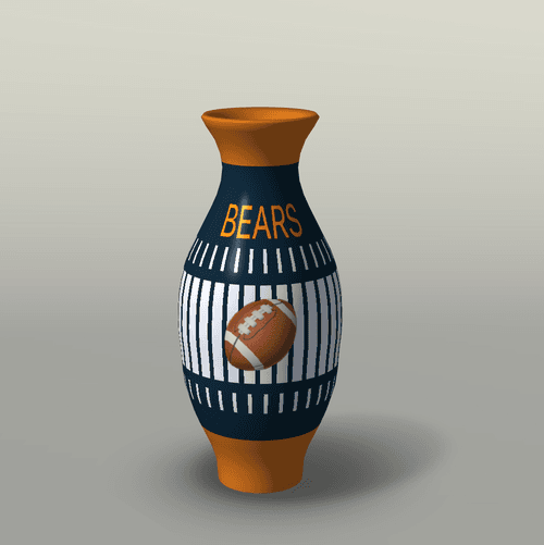 Bears Football Ceramics