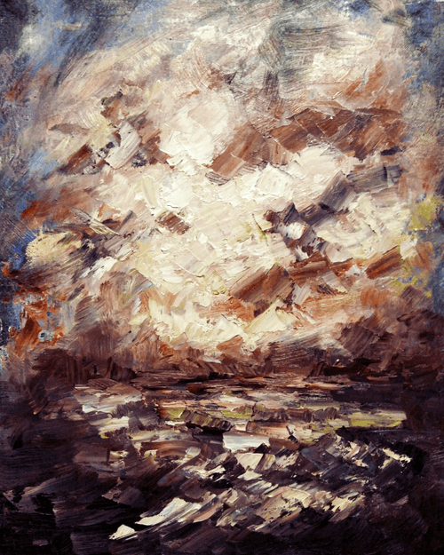 Ocher sea