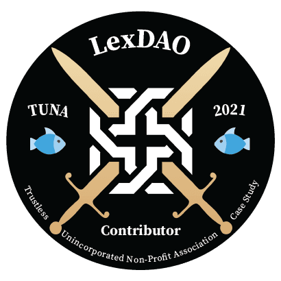 LexDAO TUNA Case Study, Contributor, 2021
