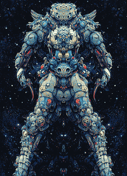 Chromatic Mechs in Space collection image