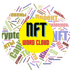 NFT word cloud in the Russian market collection image