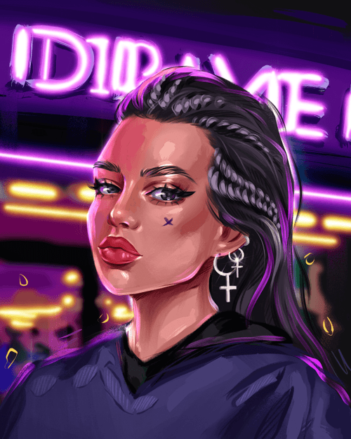 Neon city #8