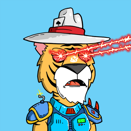 Grouchy Tiger Social Club #4012