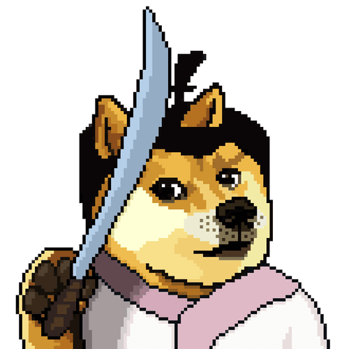 Dogepunks #23 - Samurai Doge 