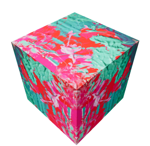 "Cubed art" by Cinthia Ponce