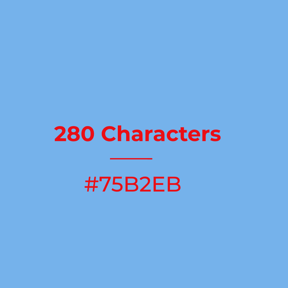 280 Characters #75b2eb