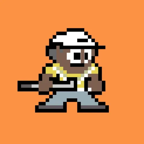 8bit Tee Time Golfer 057