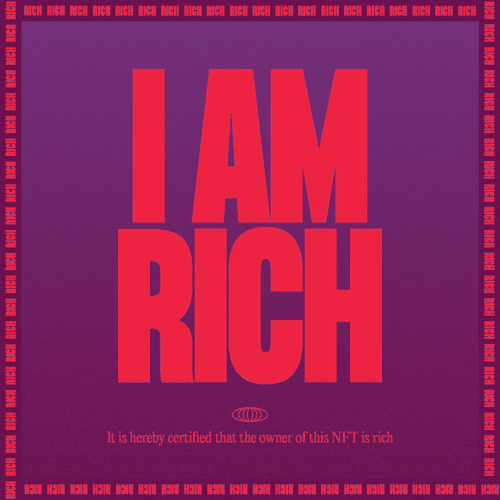 I AM RICH - 9/250