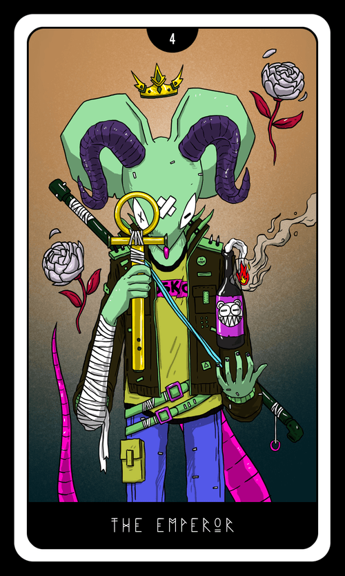 Rosko Sees the Future: The Emperor - Color Variant 04