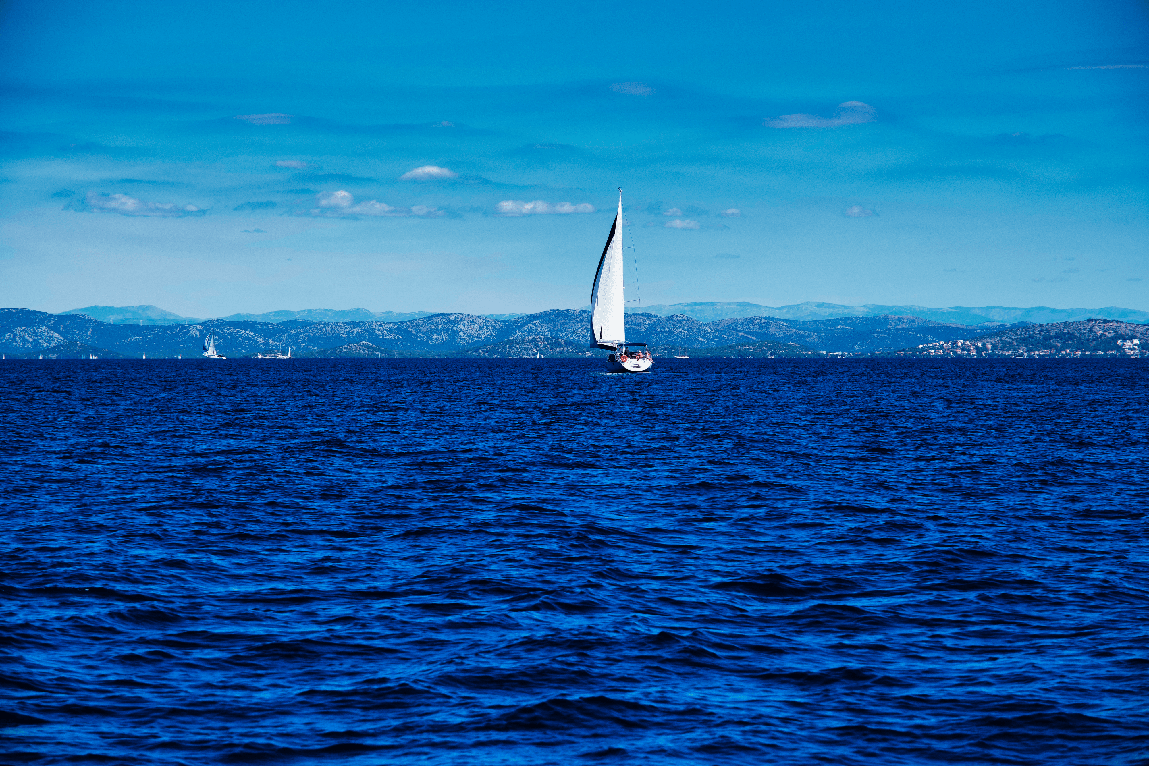 #4 The One Sail Boat on Adriatic Sea