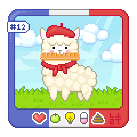 Pixel Alpaca #12