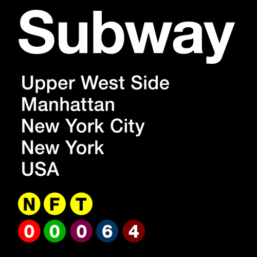 SUBWAY #00064 - Upper West Side - Manhattan - New York City - New York - USA