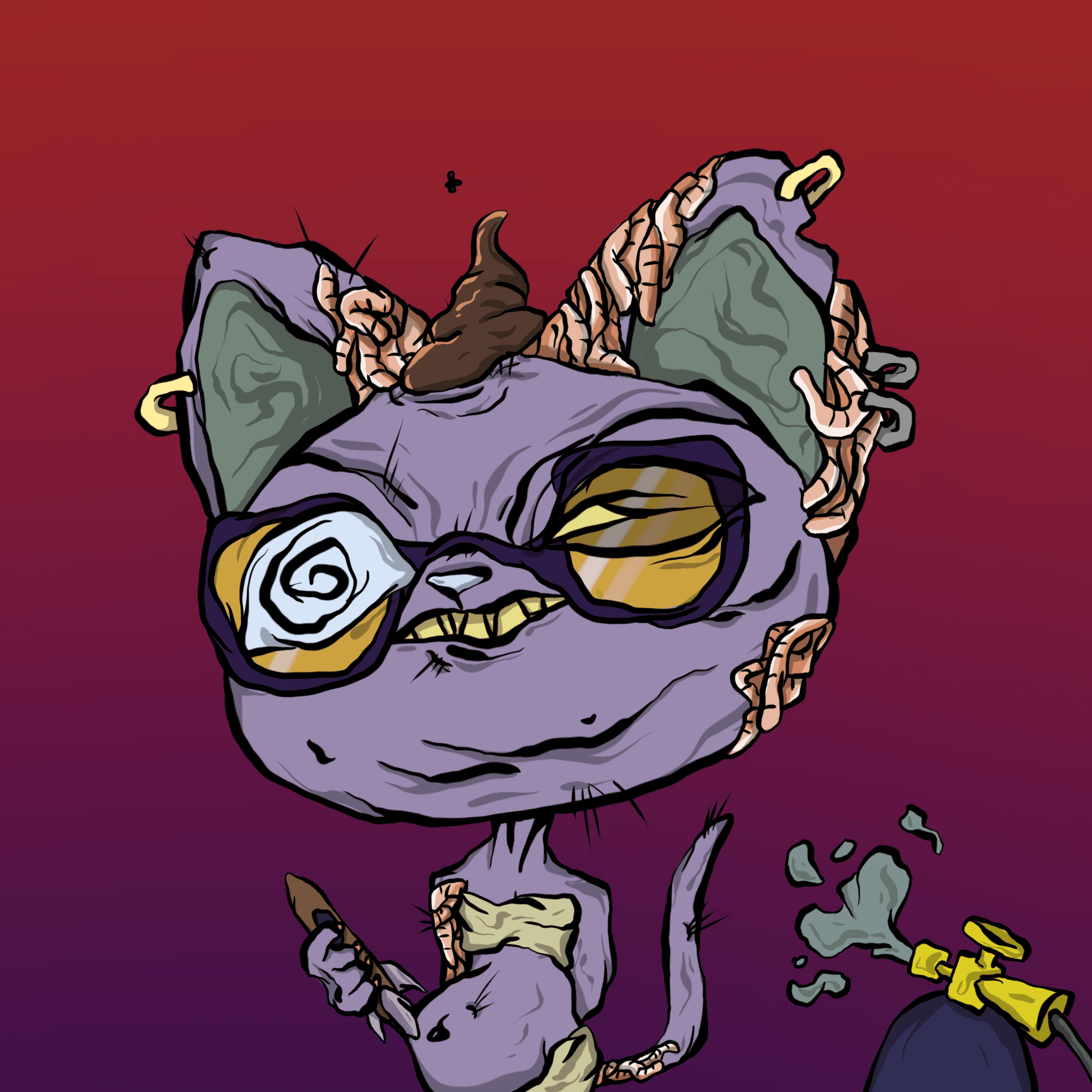 zombiecattown-298-zombiecattown-official-opensea