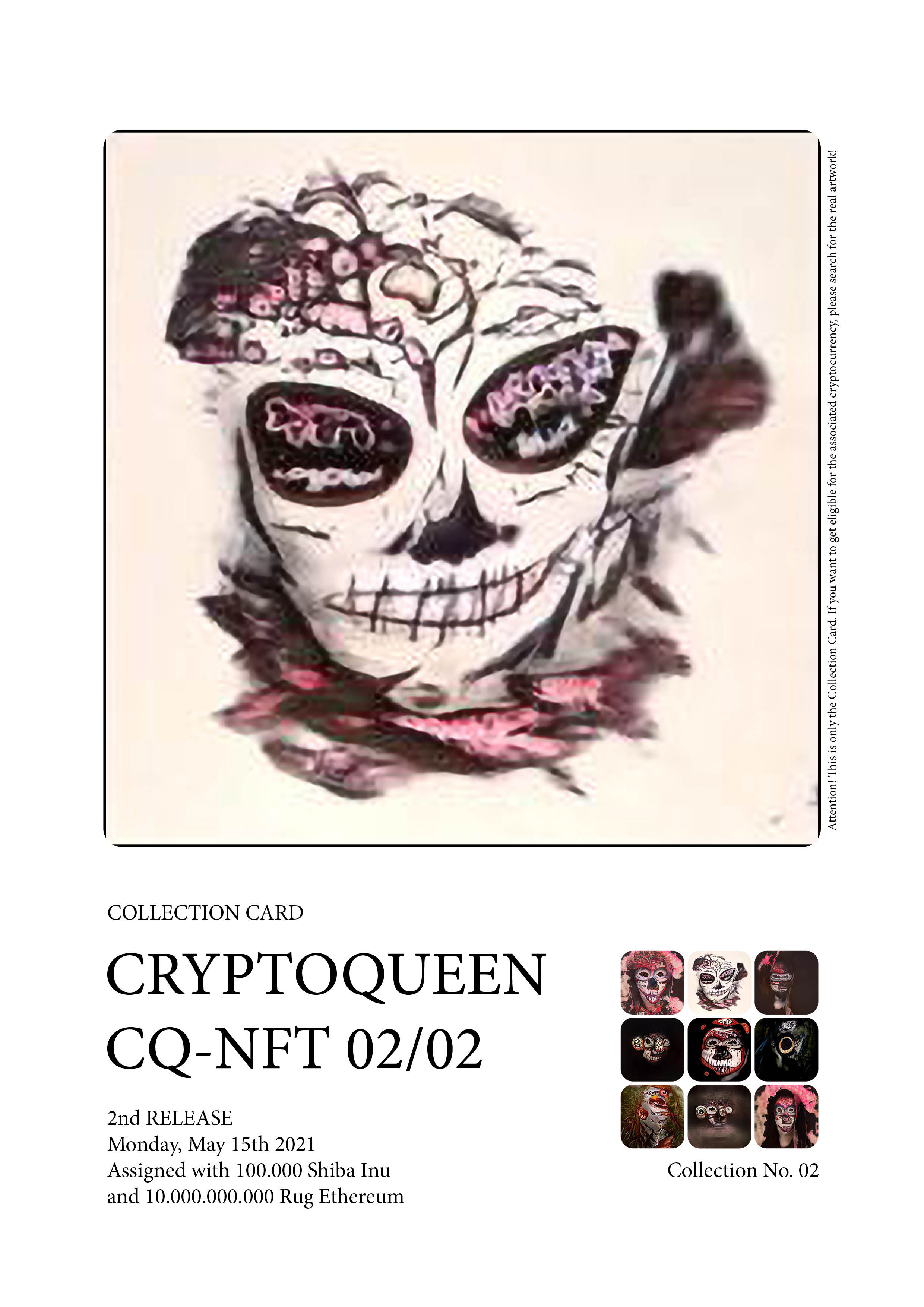 CryptoQueen CQ-NFT 02/02 - Collection Card